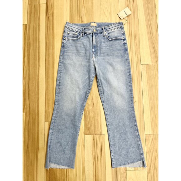 MOTHER Light Blue Ankle & Cropped Jeans - Picture 4 of 8